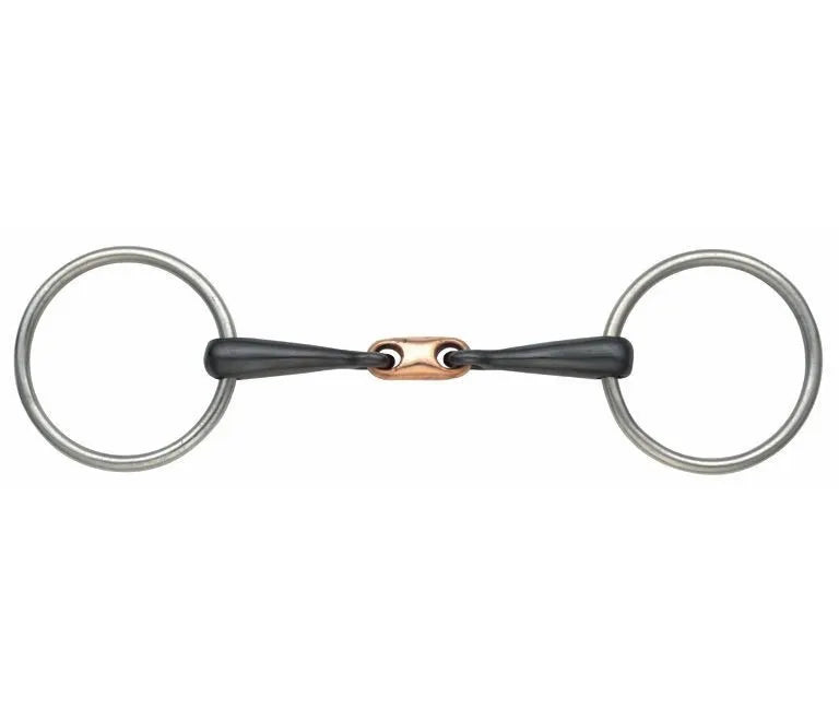 Shires Copper Lozenge Sweet Iron Snaffle Bit