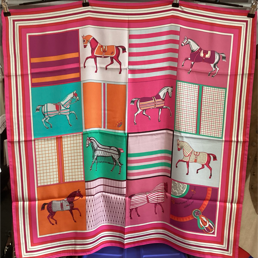 LILO MUNDO 100% Silk Scarf- 35" - CLEARANCE