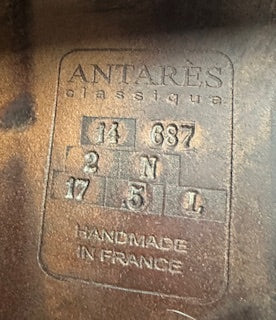 2014 Antares Jump Saddle - 17.5"