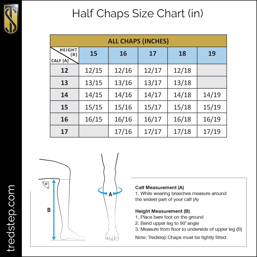 Tredstep Medici Air Half Chap CLEARANCE
