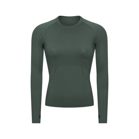Kathryn Lily Seamless Performance Shirt - Long Sleeve- - CLEARANCE