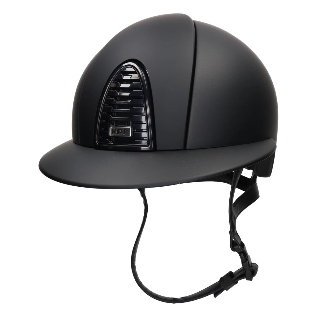 LAST ONE - Kep Cromo Black Matte Polo Visor 7 1/4"