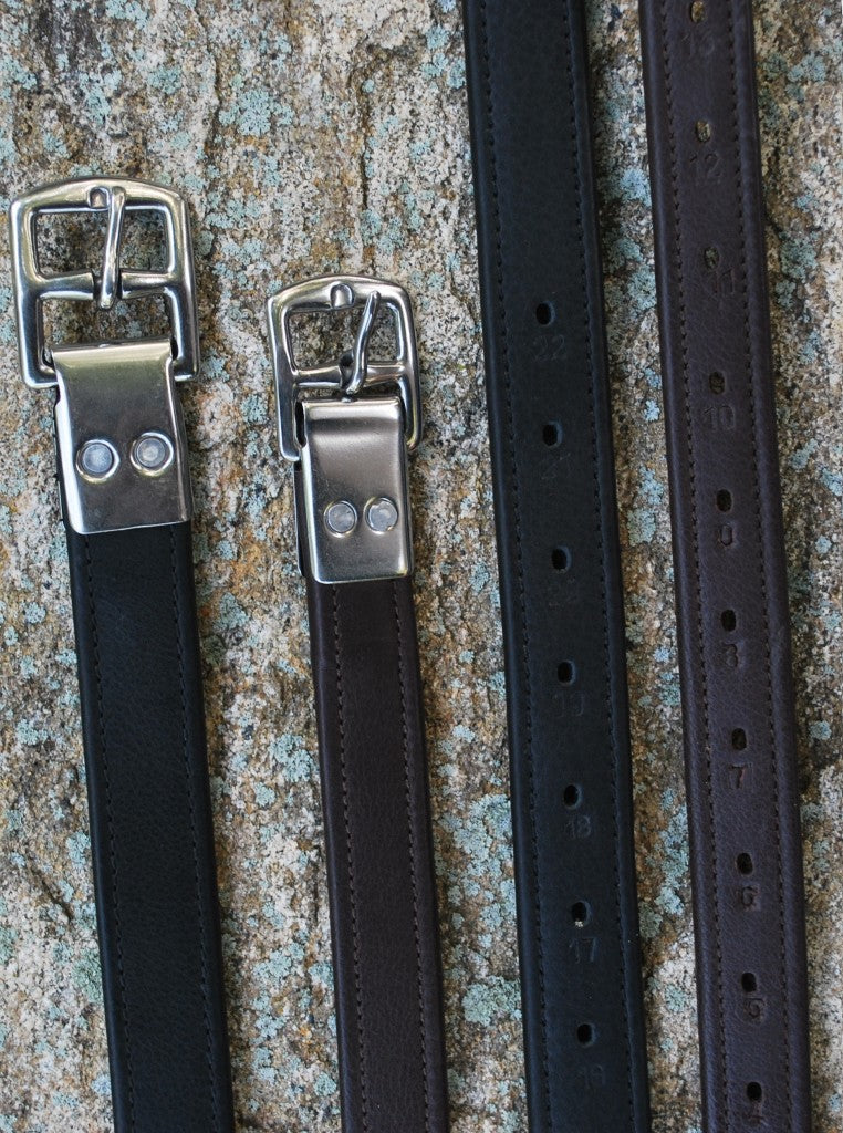 Black Oak Riveted Stirrup Leathers (Brown)