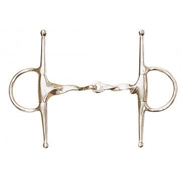 Stainless Steel Slow Twist Eggbutt Full Cheek