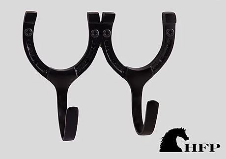 Brass Double Horseshoe Hook