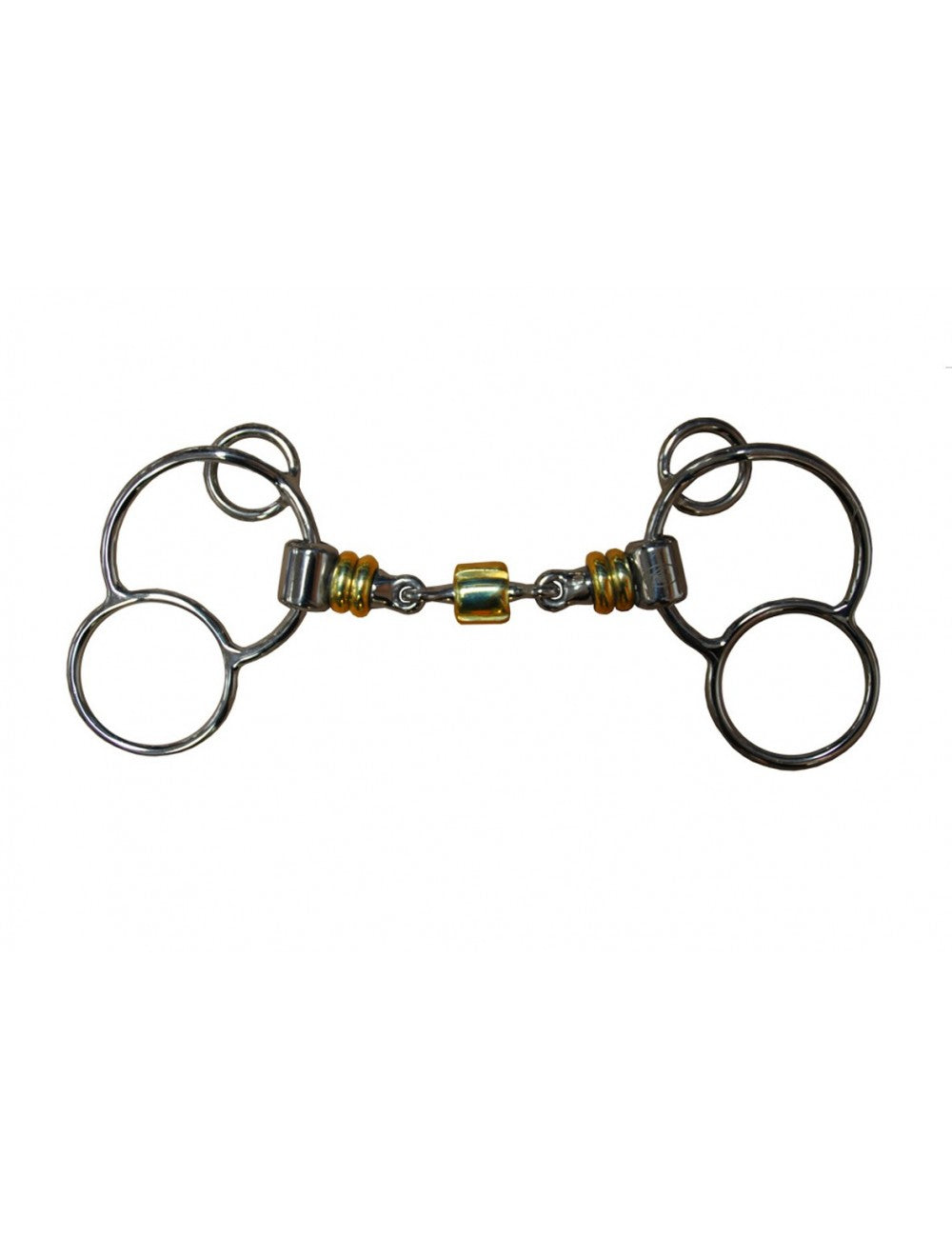 Jump'In German 3 Ring Bit with Rollers