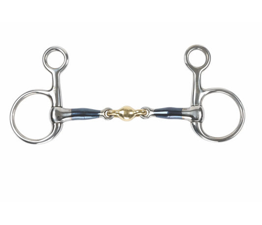 Shires Blue Sweet Iron Hanging Cheek with Lozenge Bit