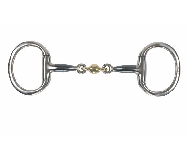 Shires Blue Sweet Flat Eggbutt with Lozenge Bit
