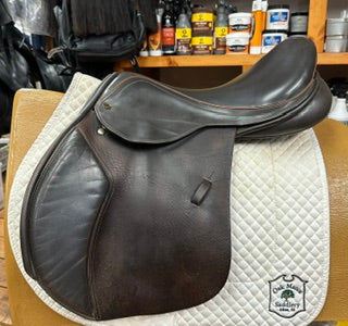2017 Black Country Riccochet Jump Saddle - 17.5"