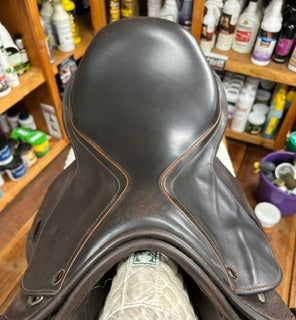 2017 Black Country Riccochet Jump Saddle - 17.5"