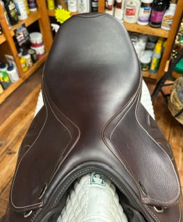 M Toulouse Patrice Platinum Genesis Jump Saddle - 17.5"