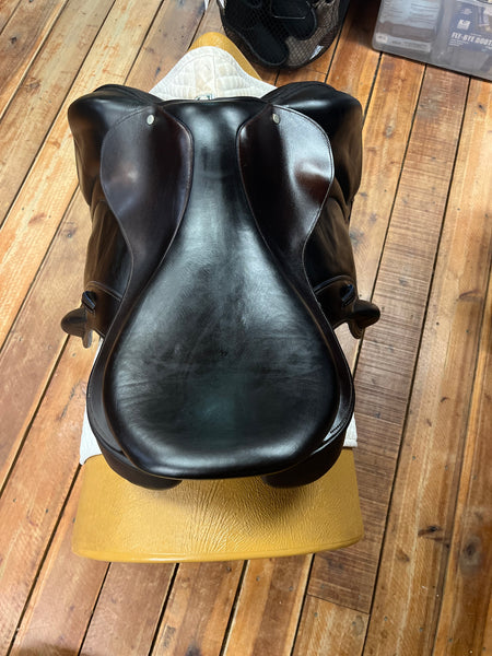 TAKEN HOME-2015 Stackhouse & Ellis Monoflap 19" Jump Saddle-TAKEN HOME