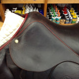 2013 Devoucoux Chiberta Monoflap Jump Saddle- 17.5"