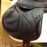 2013 Devoucoux Chiberta Monoflap Jump Saddle- 17.5"