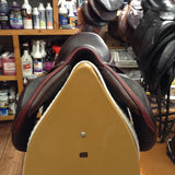 2013 Devoucoux Chiberta Monoflap Jump Saddle- 17.5"