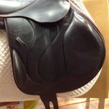 2013 Devoucoux Chiberta Monoflap Jump Saddle- 17.5"