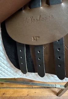 2016 M Toulouse Annice DL Jump Saddle - 17"