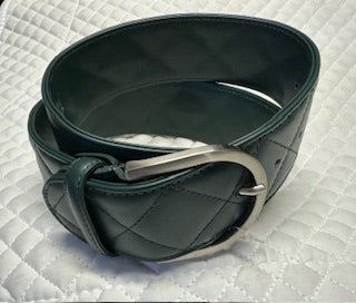 The Tailored Sportsman Quilted Leather belt -- CLEARANCE