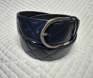 The Tailored Sportsman Quilted Leather belt -- CLEARANCE