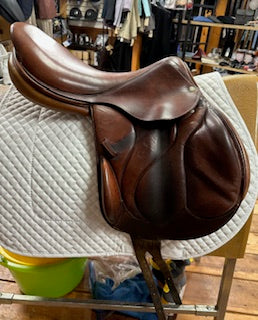 2005 Devoucoux Chiberta Monoflap Jump Saddle - 18"