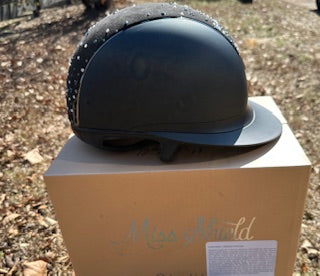 Samshield Miss Shield Shadowmatt Pearl Drops Riding Helmet - CLEARANCE