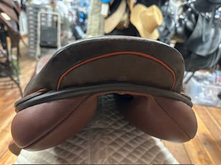 2016 Custom Monoflap Jump Saddle - 17.5