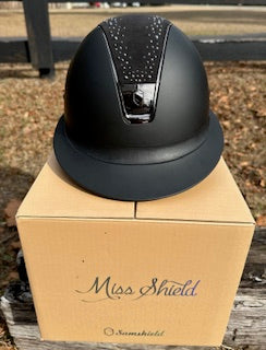 Samshield Miss Shield Shadowmatt Night Pearl 1.0 Riding Helmet - CLEARANCE