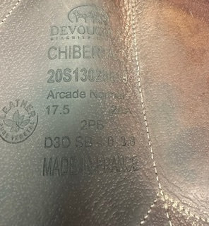 2020 Devoucoux Chiberta Monoflap Jump Saddle - 17.5"