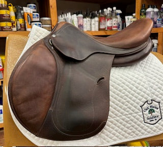 2014 Antares Confort Jump Saddle - 17.5"