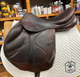 2020 Stubben Zaria Optimum Monoflap Jump Saddle - 17.5