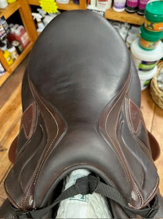 2021 Devoucoux Chiberta Lab Monoflap Jump Saddle - 18.5"