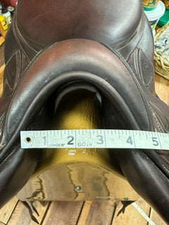 2021 Devoucoux Chiberta Lab Monoflap Jump Saddle - 18"