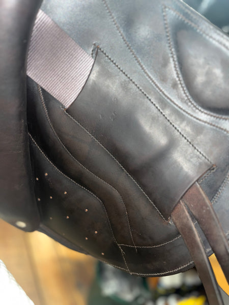 TAKEN HOME-2015 Stackhouse & Ellis Monoflap 19" Jump Saddle-TAKEN HOME