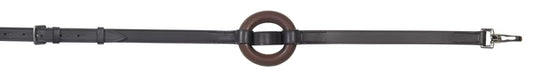 Leather German Style Side Rein with donut