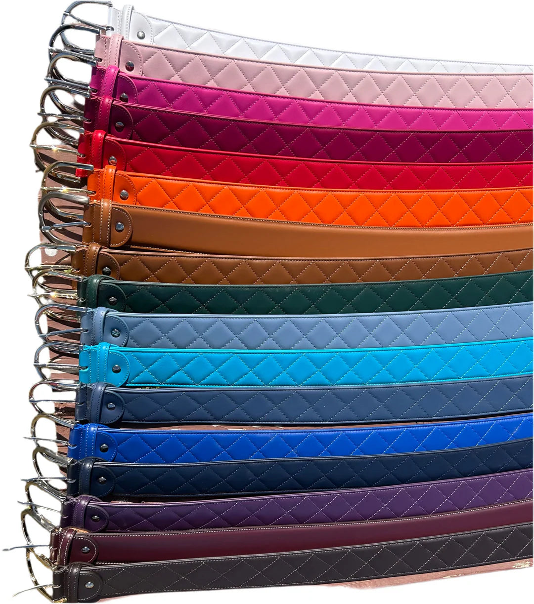 The Tailored Sportsman Quilted Leather belt -- CLEARANCE