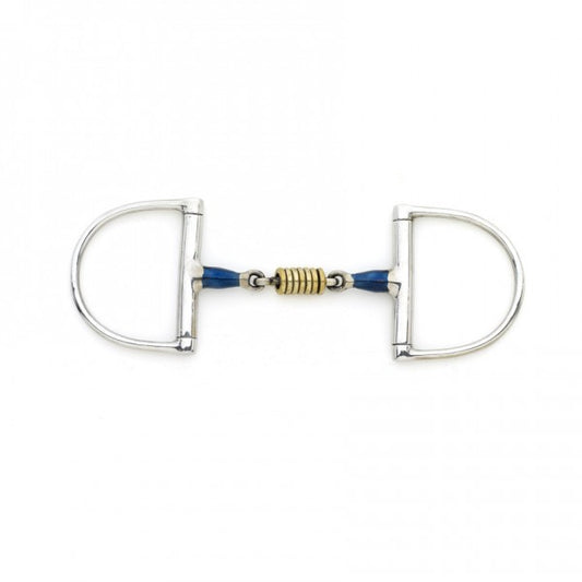 Blue Steel King Dee Double Jointed Mouth with Loose Brass Roller Disks