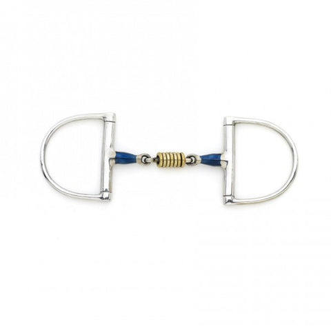 Blue Steel King Dee Double Jointed Mouth with Loose Brass Roller Disks