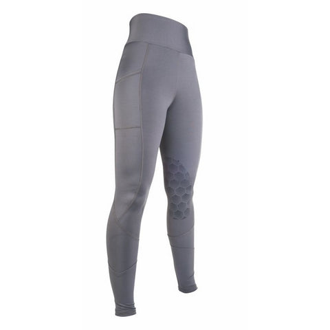 HKM Style Riding Leggings Silicone Knee Patch Highwaist