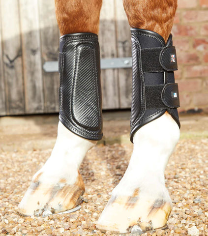 Premier Equine Carbon Air-Tech Double Locking Brushing Boots