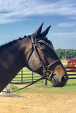Edgewood Fancy Stitched, Raised, Padded Hunter Bridle