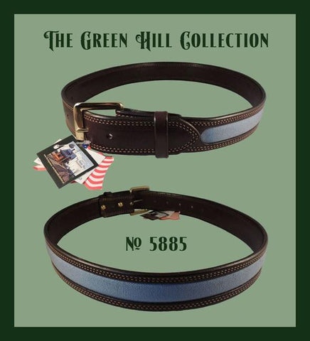 The Green Hill Collection Windowpane Belt