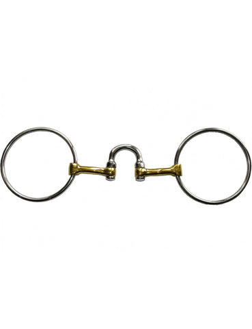 High Port Copper Large Loose Ring Snaffle