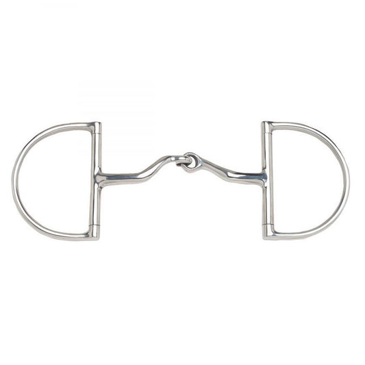 Stainless Steel Jointed Port Hunter Dee Ring Snaffle Bit