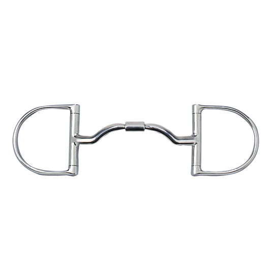 Myler 3 3/8" Medium Dee without Hooks and Wide Low Ported Barrel