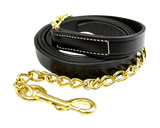 Walsh Leather Lead with Chain